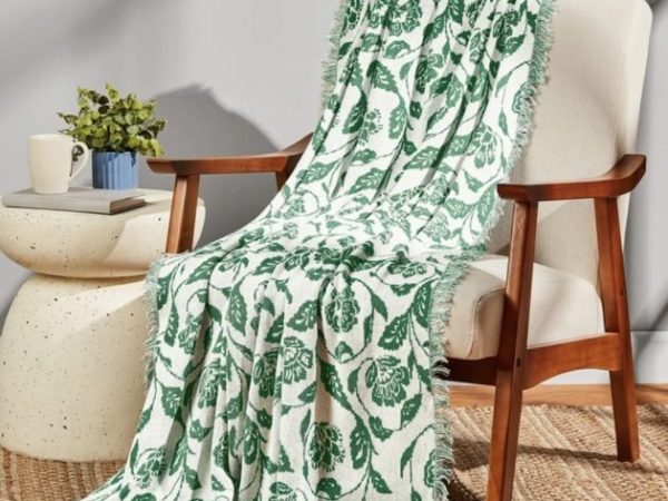 Mainstays by Becky G. & Alejandra Tapestry Knit Throws only $4.97!